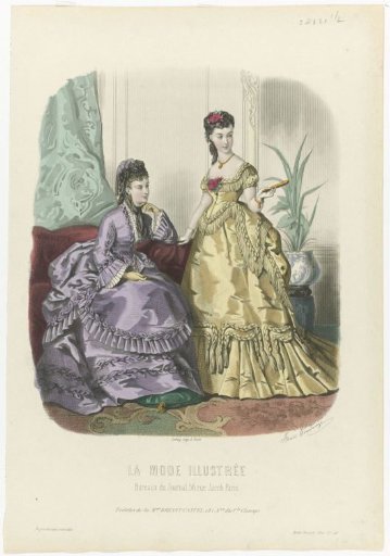 La Mode Illustrée, 1870, No. 46: Toilettes of Mon Breant-Castel (...)