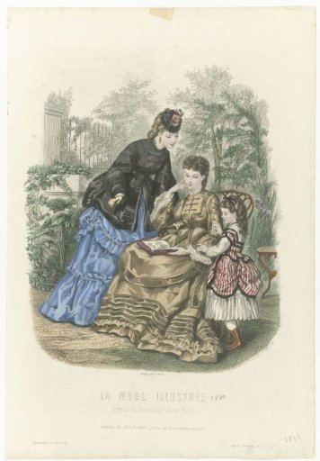 La Mode Illustrée, 1871, No. 26: Toilettes of Mme Fladry (...)