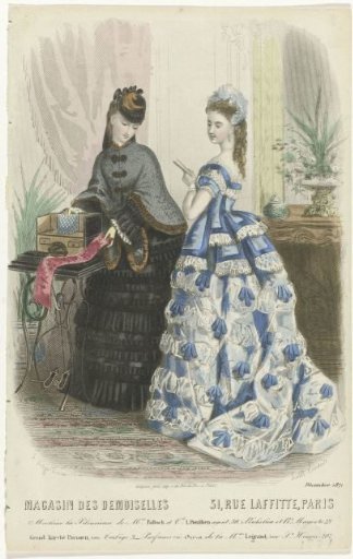 Magasin des Demoiselles, December 1871: Machine la Silencieus (...)