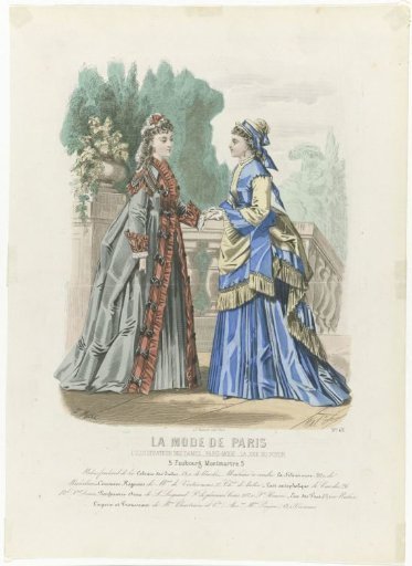 Paris Fashion, ca. 1871, No. 42: Foulard Dresses (...)
