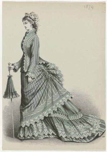 Lady with Walking Stick, 1874, No. 57