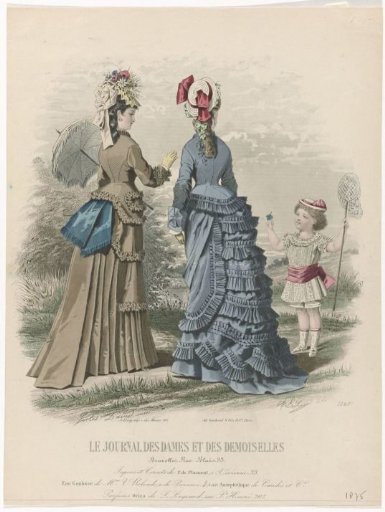 The Journal of Ladies and Young Ladies, 1775, No. 1249e: Petticoats and Corsets (...)