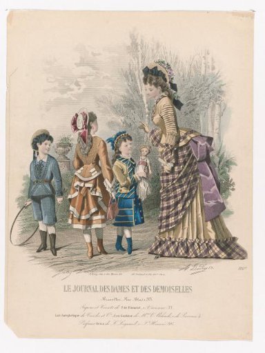 The Journal of Ladies and Young Ladies, 1775, No. 1241c: Petticoats and Corsets (...)
