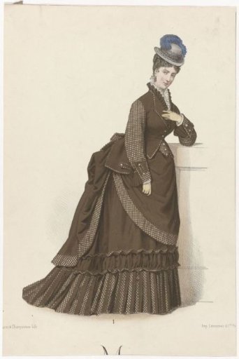 Lady in Brown Dress, ca. 1875, No. 1