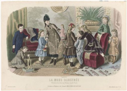 The Illustrated Fashion, 1876, No. 50: Children's Costumes (...)