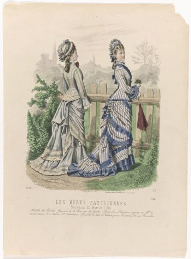Parisian Fashions, ca. 1876, No. 1708, No. 1426: Models of the Great Department Stores (...)