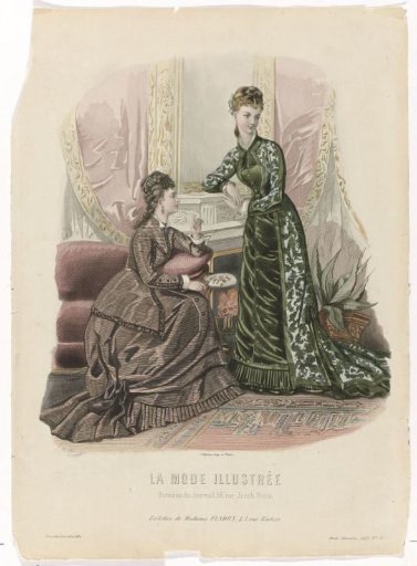 The Illustrated Fashion, 1877, No. 51: Outfits by Madame Fladry (...)