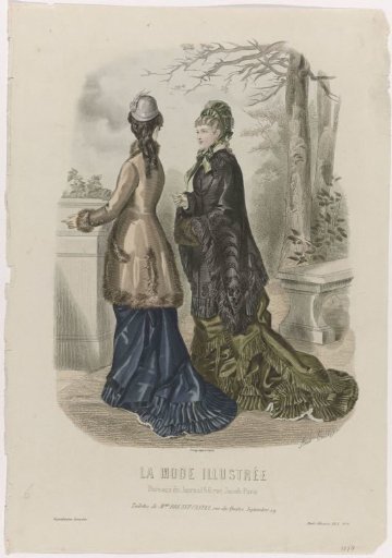 La Mode Illustrée, 1878, No. 6: Toilettes of Mme Breant-Castel (...)