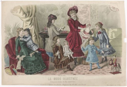 La Mode Illustrée, 1879, No. 48: Children's Costumes (...)