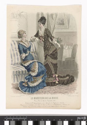 Le Moniteur de la Mode, 1879, No. 1657: Toilettes of Madame Bréant-Castel (...)