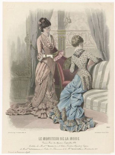 Le Moniteur de la Mode, 1879, No. 1660: Toilettes of Madame Morison (...)