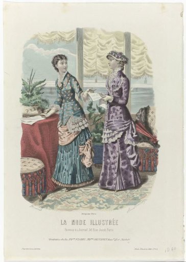 La Mode Illustrée, 1880, No. 22: Toilettes of Monsieur Fladry (...)