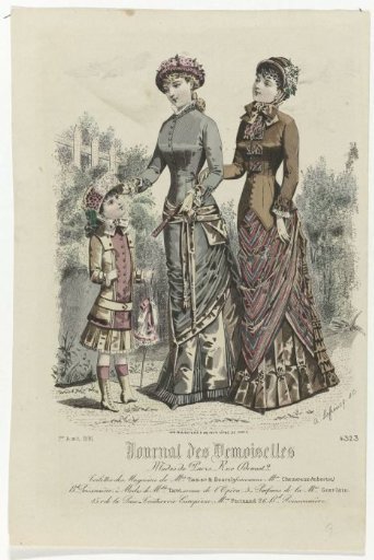 Journal des Demoiselles, 1 August 1881, No. 4323: Toilettes of the Stores (...)