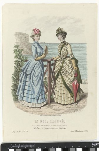 La Mode Illustrée, 1884, No. 26: Toilettes of Mrs. Coussinet (...)