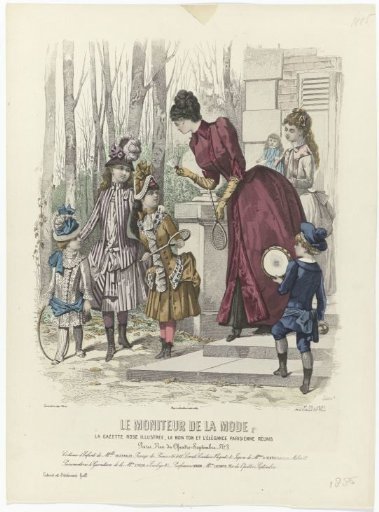 Le Moniteur de la Mode, 1885, No. 2224e, No. 39: Children's Costumes (...)