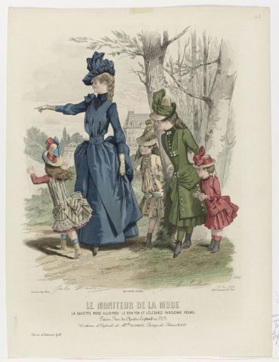 Le Moniteur de la Mode, 1886, No. 2295, No. 31: Costumes for Children (...)