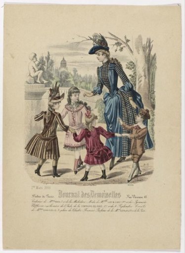 Journal des Demoiselles, 1 March 1888, No. 4666: Costumes of Mme Taskin (...)