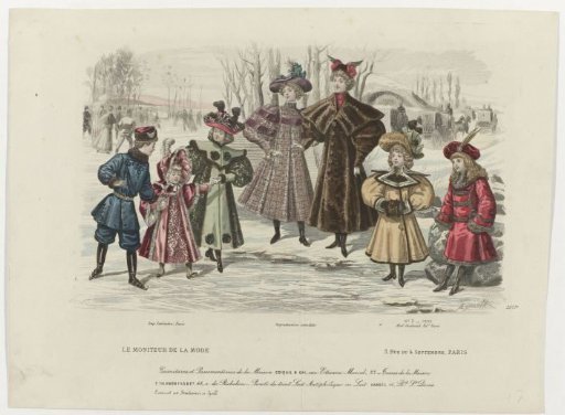 Le Moniteur de la Mode, 1896, No. 3227e, No. 3: Garnitures and Passementeries (...)