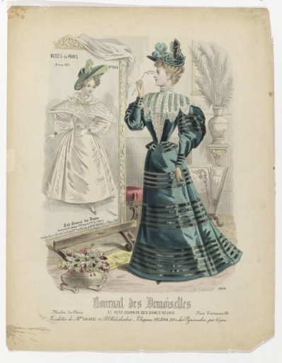 Journal des Demoiselles 1896, No. 4956: Toilettes of Mme Galard (...)