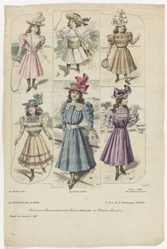 Le Moniteur de la Mode, 1897, No. 3427e, No. 31: Embroideries and Passementeries (...)
