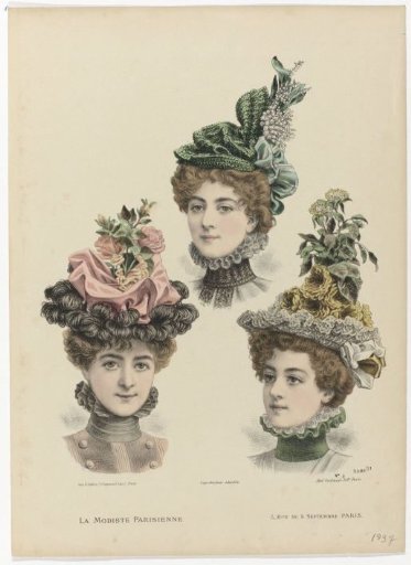 La Modiste Parisienne, 1897, Pl. 3386 D1, No. 5