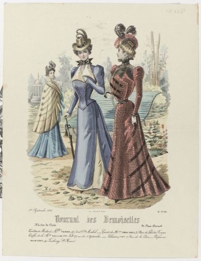Journal des Demoiselles, 1 September 1898, No. 5176: Toilettes and Modes (...)