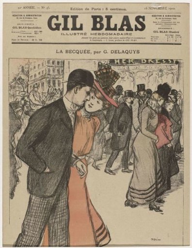 Gil Blas, Illustrated Weekly, 16 November 1900, 10th year, No. 46: The Beak, by G. Delaquys