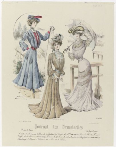 Journal des Demoiselles, 1 August 1902, No. 5282 : Toilettes de Mmes Audigier (...)