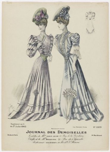 Journal des Demoiselles, 1 July 1905, No. 5359: Toilettes of Mme Marie Louis (...)