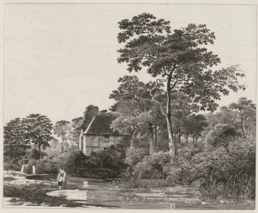 Landscape with a stream
