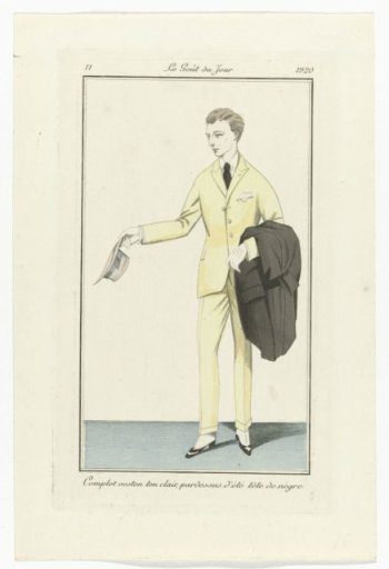 The Taste of the Day, 1920, No. 11: Light-colored Suit Jacket (...)