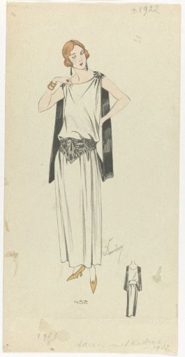 Woman in White Dress, 1921, No. 432