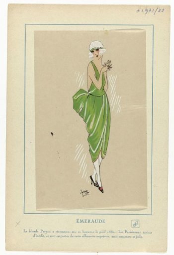Very Parisian, 1921-1922: Emerald. The Blonde Parysis (...)