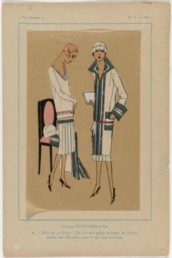Très Parisien, 1925, No. 7: Creation by BERNARD and Co (...)