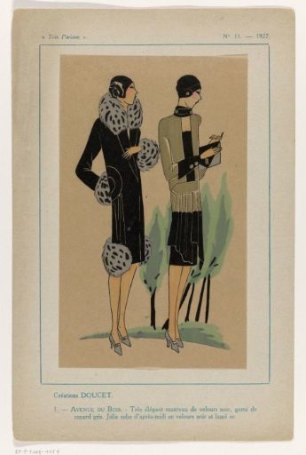 Très Parisien, 1927, No. 11: -1: Creations by Doucet (...)