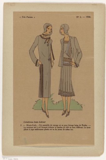 Very Parisian, 1930, No. 2: Jean Latour Creations / 2. Monte-Carlo (...)