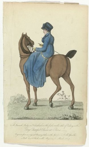 The Belle Assemblée or Bell's Court & Fashionable Magazine for March 1807: A French Lady (...)