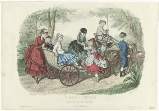 La Mode Illustrée 1869, No. 18: Children's Costumes