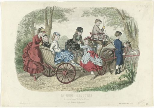 La Mode Illustrée, 1869, No. 18: Children's Costumes