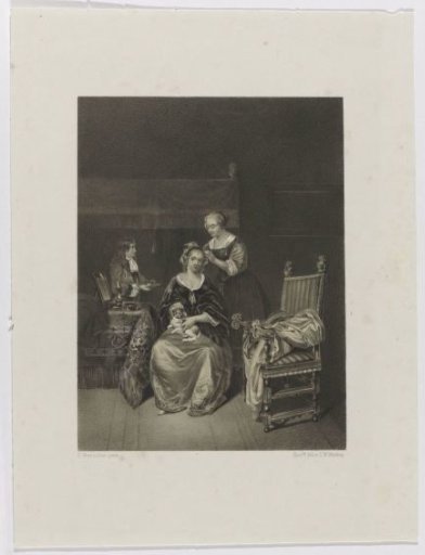 Lady at the dressing table