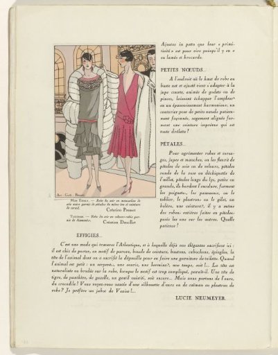 Art - Taste - Beauty, Sheets of Feminine Elegance, February 1926, No. 66, 6th Year, p. 22