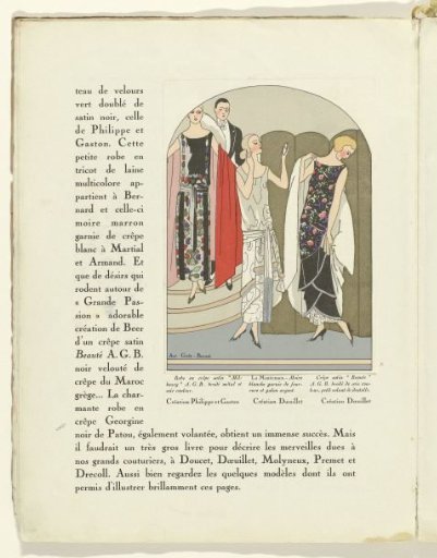 Art - Goût - Beauté, Feuillets de l' élégance féminine, January 1924, No. 41, 4th Year, p. 10