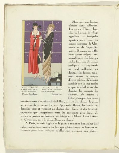Art - Goût - Beauté, Feuillets de l' élégance féminine, January 1924, No. 41, 4th Year, p. 12