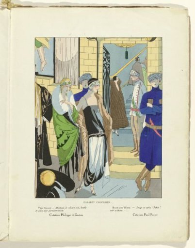 Art - Taste - Beauty, Sheets of Feminine Elegance, January 1924, No. 41, 4th Year, p. 15: Caucasian Cabaret (...)