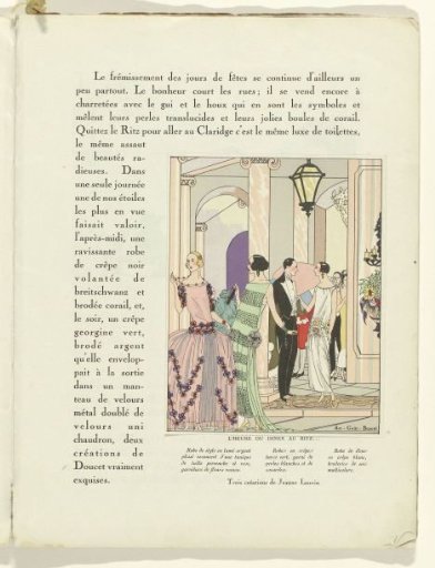 Art - Goût - Beauté, Feuillets de l' élégance féminine, January 1924, No. 41, 4th Year, p. 7