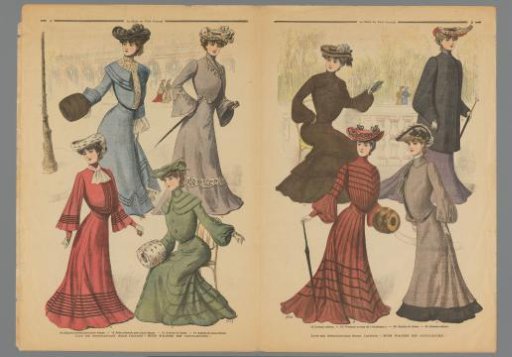 Two Pages from La Mode du Petit Journal, 10 November 1902