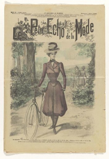 La Mode du Petit Journal: supplement, Nr. 9, 12e Année: Dimanche 4 Mars 1900: 1. Canotier "Le Touriste".....