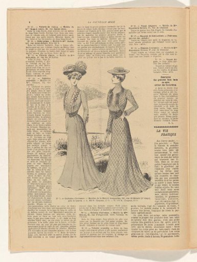 La Nouvelle Mode, No. 41: 14 October 1900: pages 8-9