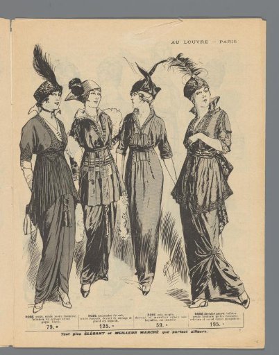 At the Louvre, Paris: Monday, March 2: Summer novelties: page 7: four different kimonos