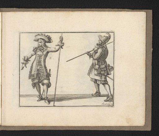 Two pikemen